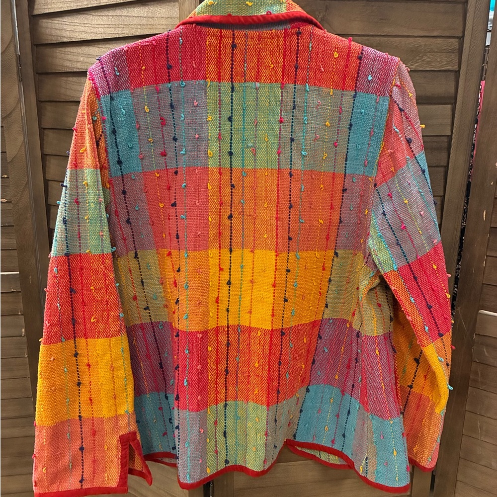 Multicolor Patchwork Women's Anu Blazer - image 3